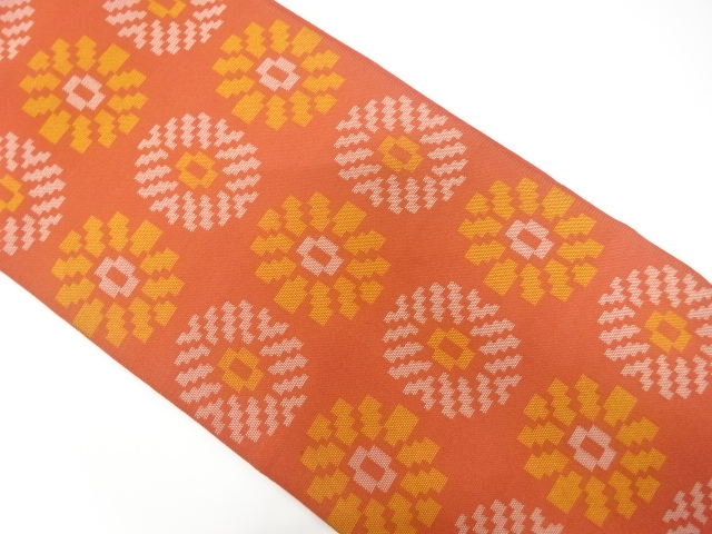 JAPANESE FUKURO OBI / WOVEN FLOWERS